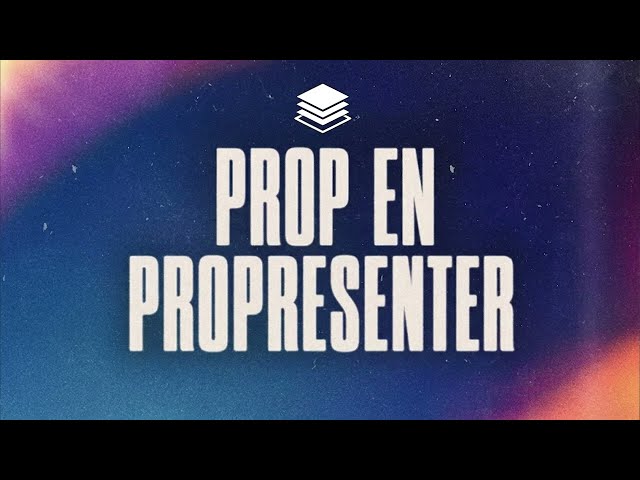 🎨 Cómo USAR PROPS en ProPresenter | Aprende a Crear y Controlar Elementos en Pantalla