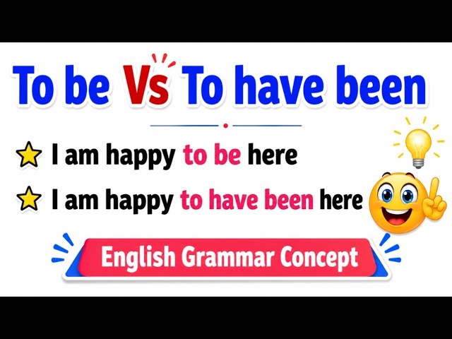 'To be' আর 'To have been' এর সঠিক ব্যবহার | To be Vs To have been | Daily Use English Sentences 