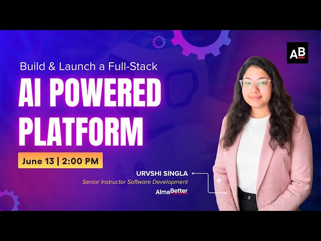Build & Launch a Full-Stack AI Powered Platform (MERN + AI Agent)