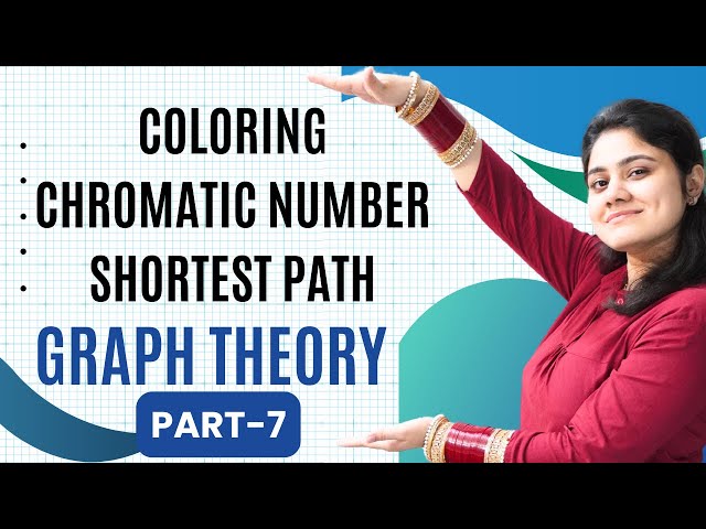 Introduction to Coloring|Shortest Path Dijkstra’s Algorithm |Graph Theory|BBA|BCA|B.tech|Dream Maths