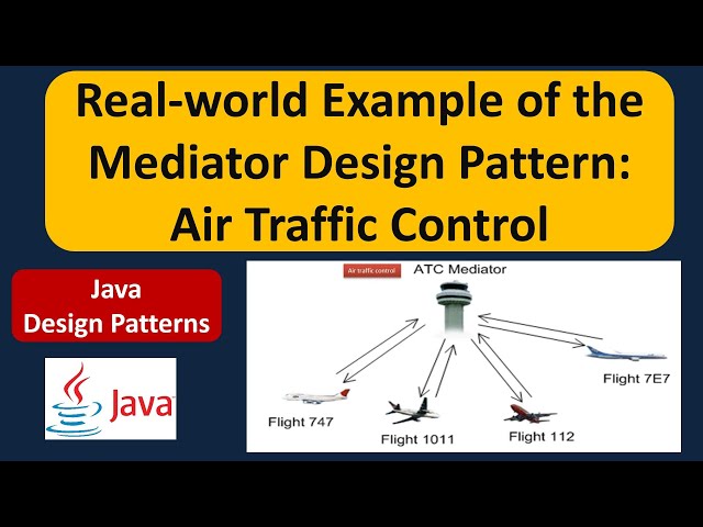 Real-world Example of the Mediator Design Pattern: Air Traffic Control