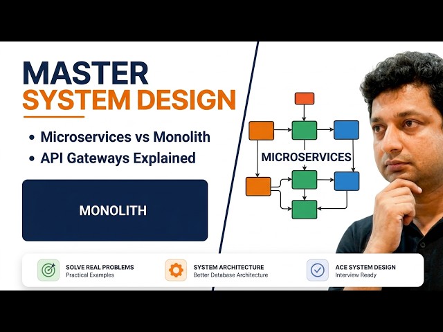 System Design Interview: Microservices vs Monolithic Architecture