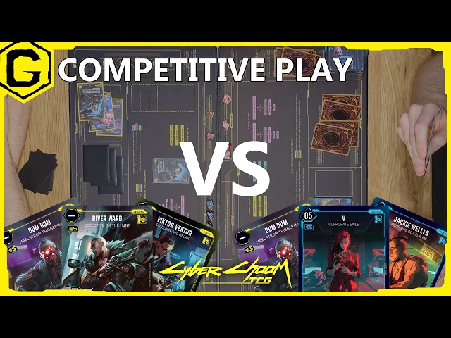 Cyberpunk TCG - V vs Adam Smasher - Gameplay with Commentary