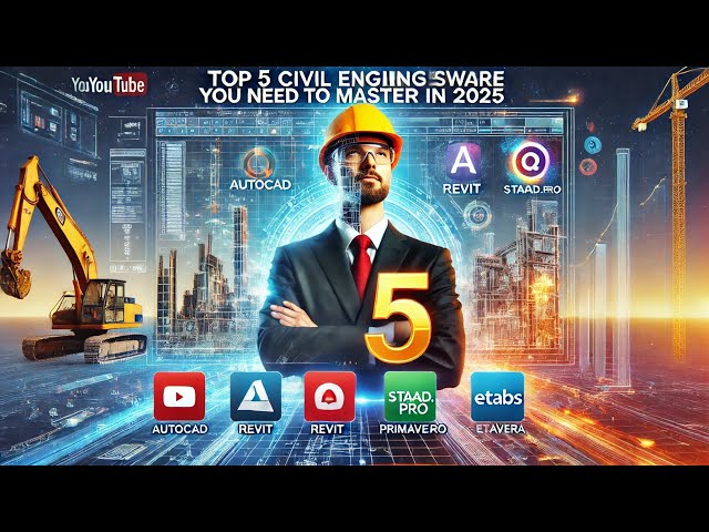"Top 5 Civil Engineering Software You Need to Master in 2025!" #engineering