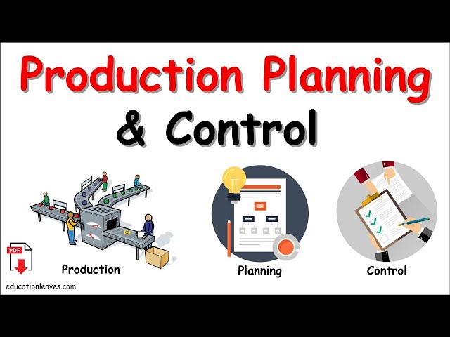 What is Production planning and control? Functions, Importance #productionplanning