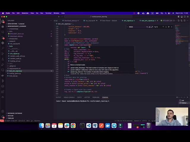 "Unlocking the Power of RL: Training a Bitcoin Trading Agent using Gymnasium & Stable Baselines3