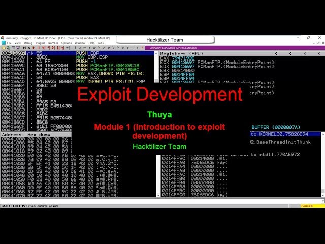 Module 01 Introduction to Stack Based Overflows (Exploit Development tutorial series)