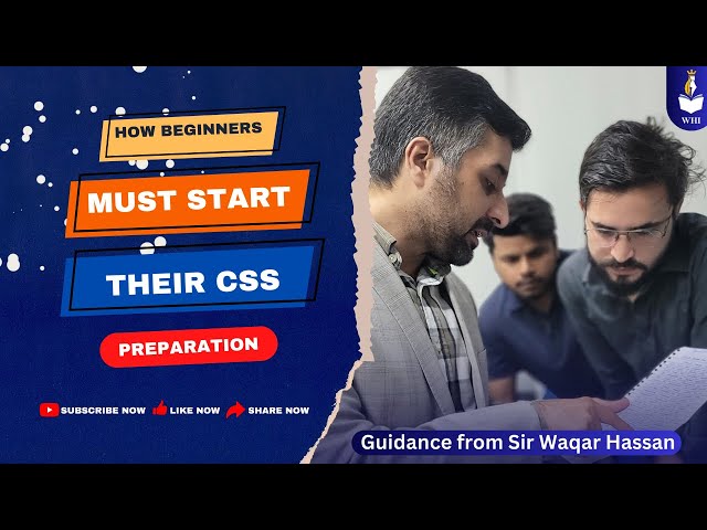 How beginners must start their CSS preparation?