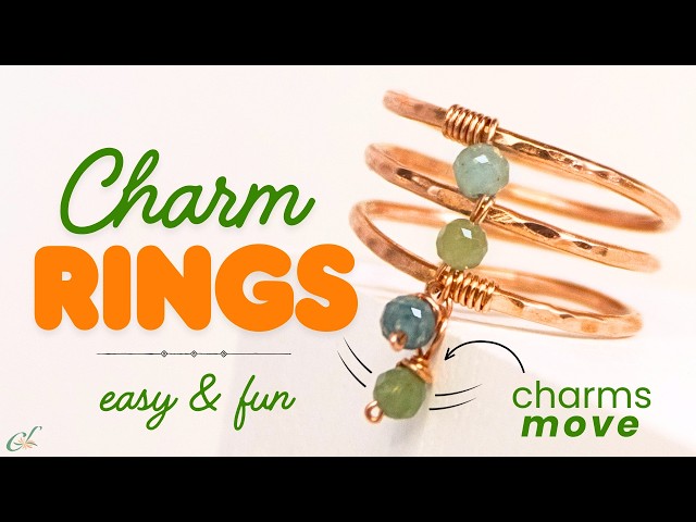 The Ultimate Beginner Wire Ring Tutorial (Use ANY Charm or Bead!)