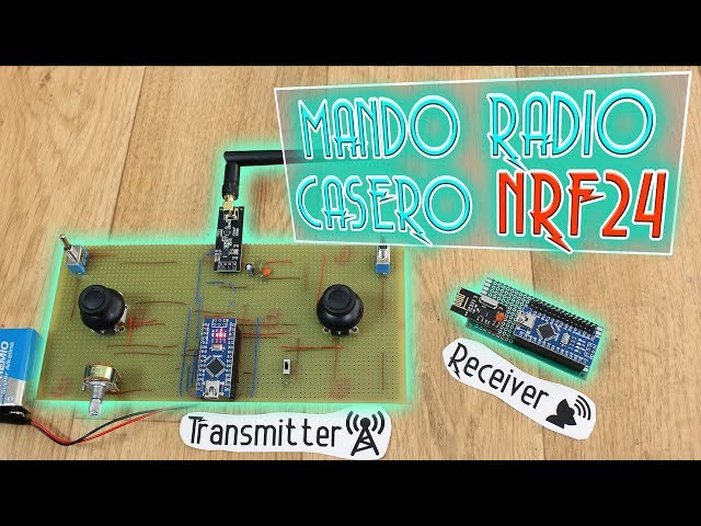 Pr#31 Mando de radio barato/casero con NRF24 - 7 canales o más