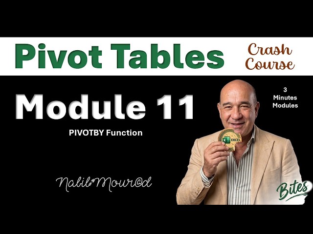 Module 11  PivotBy Function
