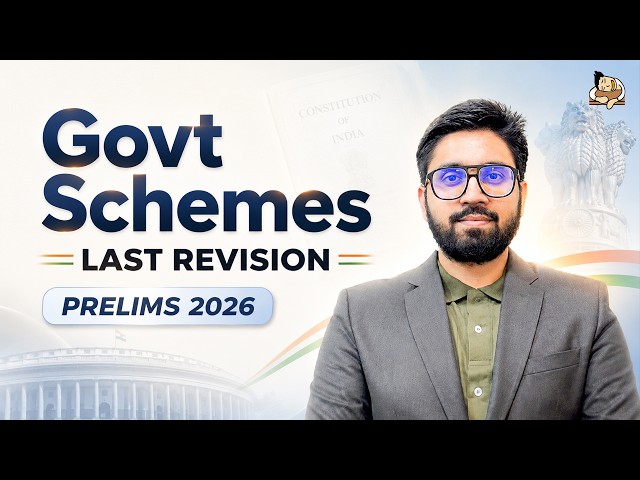 Government Schemes Revision for UPSC | Important Govt. Schemes for UPSC Prelims Preparation LIVE