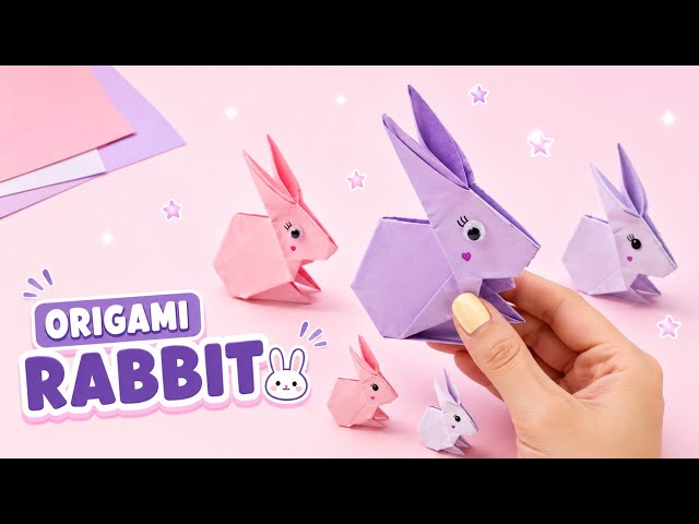 How to Make an Origami Rabbit 🐰 | Easy Origami Bunny Tutorial | DIY Paper Rabbit