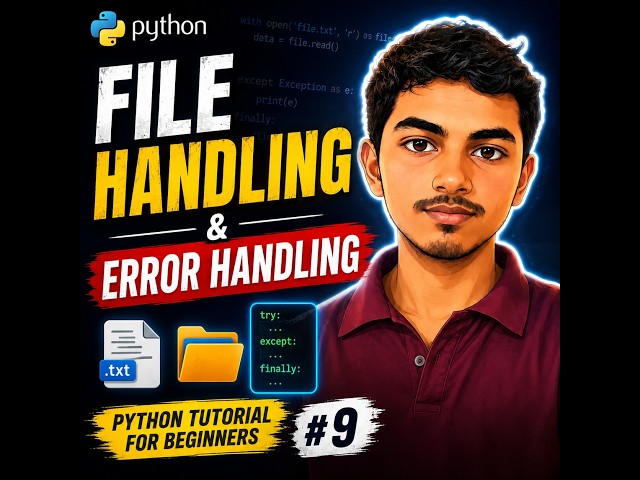 Python File Handling & Error Handling