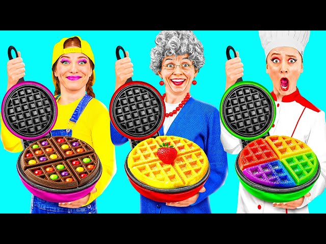 Me vs Grandma Cooking Challenge | Funny Food Tricks by PaRaRa Challenge