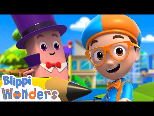 How Does the Eraser Work? ✏️🧽 | Blippi Wonders Educational Videos for Kids