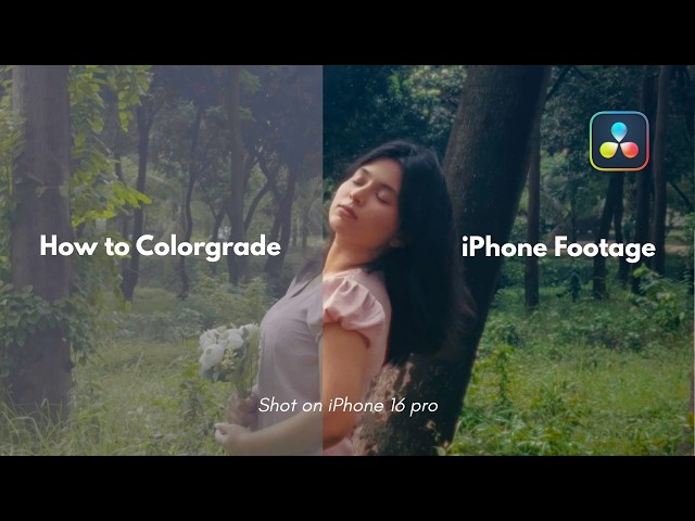 How to color grade iPhone footage in DaVinci