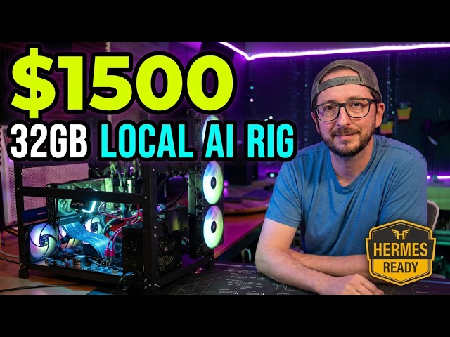 Build a 32GB VRAM Local AI Server for $1500 that's Agentic AI Ready