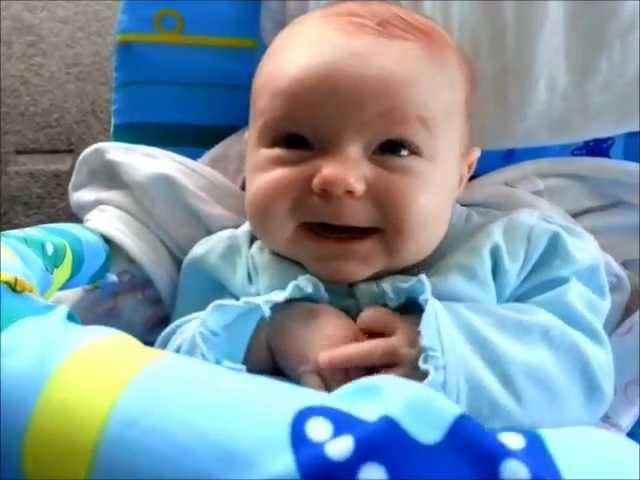 Baby makes cute cooing noises - compilation
