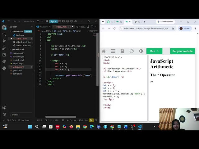 Materi JavaScript Operators- JavaScript If Conditions