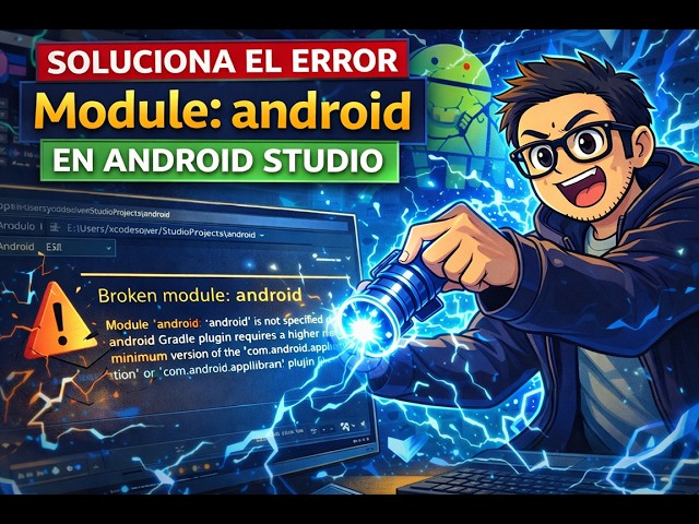 Cómo corregir el error de Gradle “Module not specified” en Android Studio paso a paso 😫