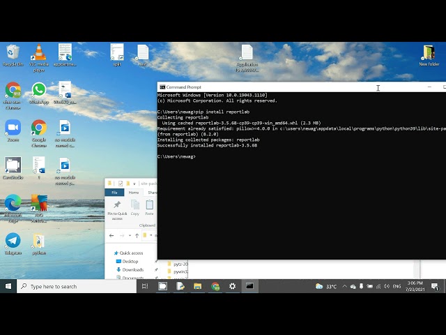 Solved: Python: No module named 'reportlab'