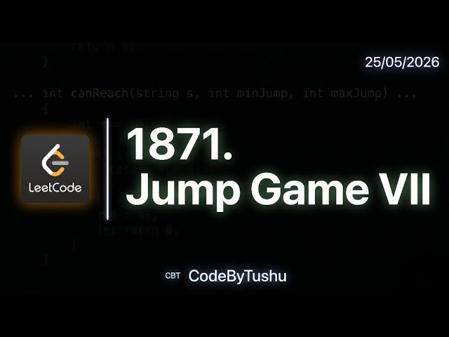 LeetCode 1871 - Jump Game VII | Sliding Window + DP Explained in Java | O(n) Solution