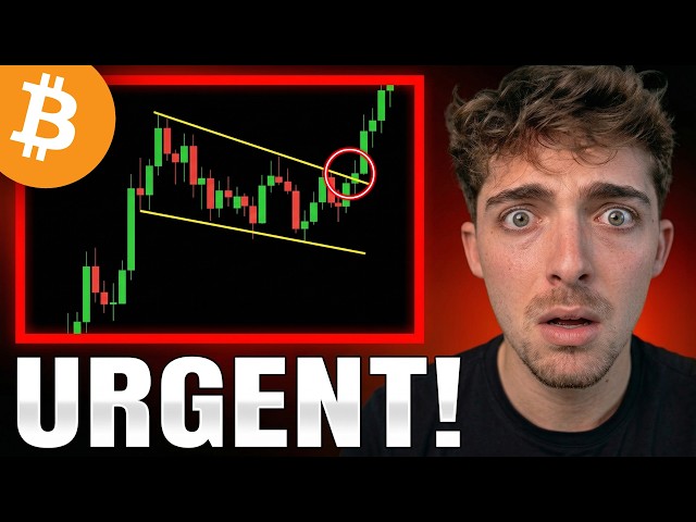 HUGE BITCOIN BREAKOUT INCOMING!!!!! [GET READY]