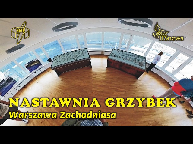The "Grzybek" signal box at the Warszawa Zachodnia station
