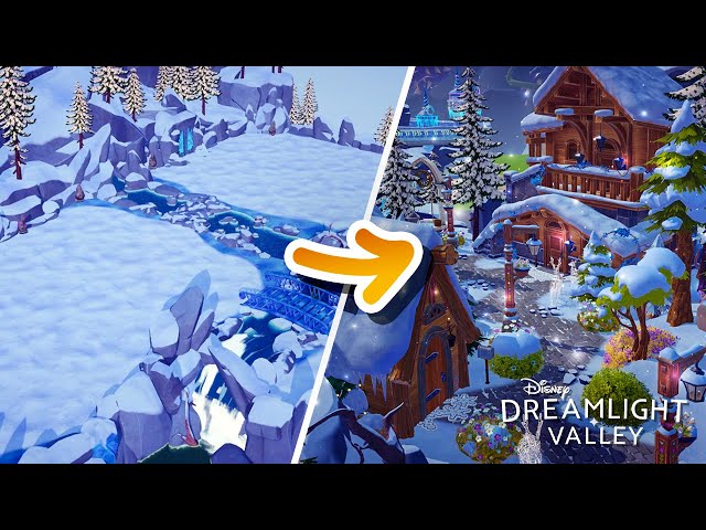 Building a Cosy Winter Ski Resort in the Frosted Heights (Relaxing Longplay) | Dreamlight Valley