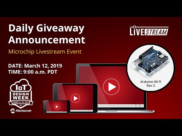 IoT Design Week – Daily Giveaway and Weather Station Demo