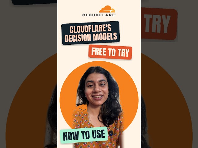 Try Cloudflare's New Decision Models For Free