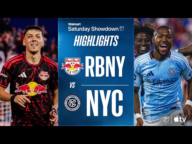 Red Bull New York vs. New York City FC | Full Match Highlights | Hudson River Derby!
