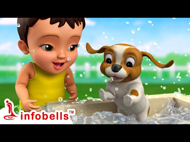 It's Time to Bath - Clean Up Song for Kids 🧼| Hindi Rhymes for Children | Infobells #hindirhymes
