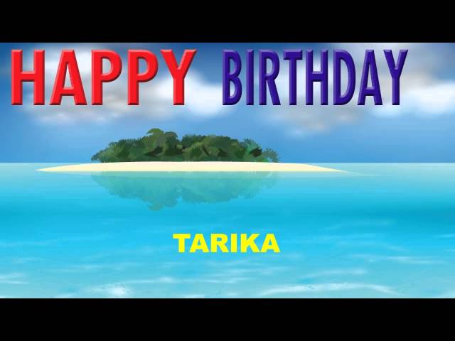Tarika   Card Tarjeta - Happy Birthday