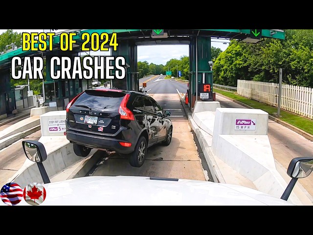 Best of Car Crashes Compilation - 2024 [MegaDrivingSchool Rewind]