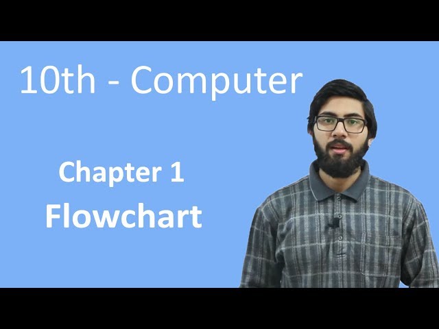10th Class Computer - Ch 1 - Define Flowchart - Matric Class Computer
