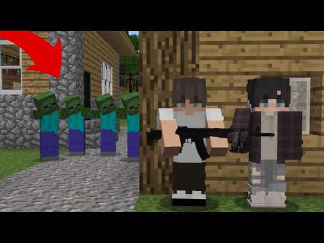 😱JOHA VA FEKERNI QISHLOGIDA ZOMBIE APOCCOLIPS BOSHLANDIMI? #MINECRAFT UZBEKCHA