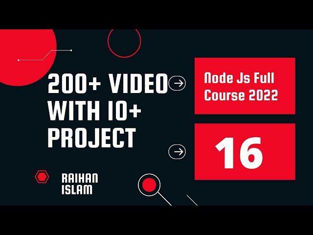 Node Js Tutorials Bangla #16 append file