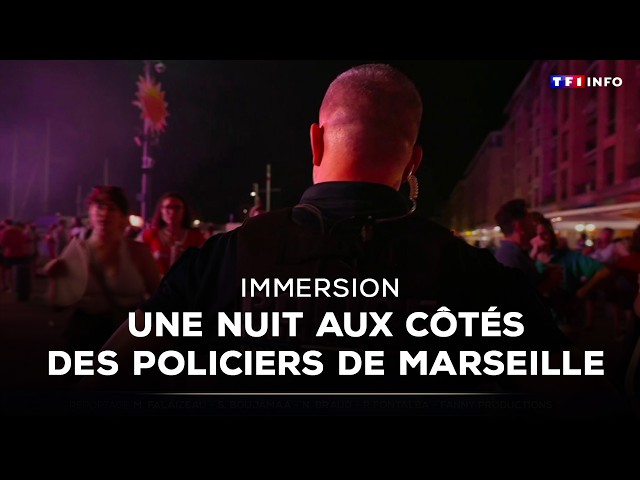 Immersion: A Night with the Marseille Police | TF1 INFO