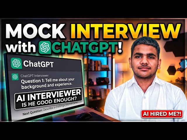 ChatGPT Took My Java Mock Interview 😳 | Fresher Interview Practice || Java Developer