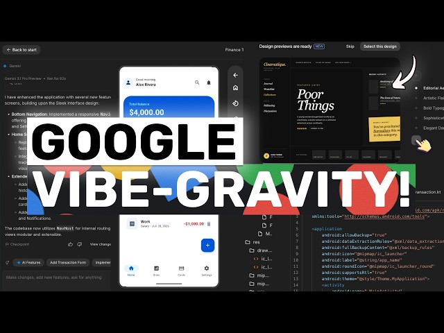 Google FULLY FREE Vibe-gravity (VIBE CODE 2.0): FREE & BEST!