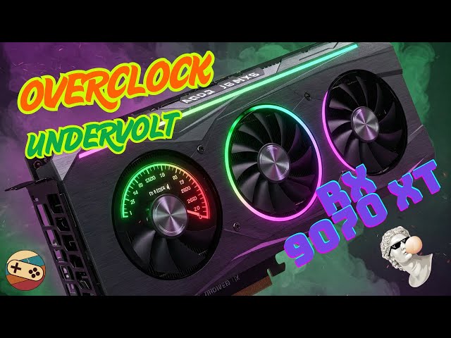 Overclock e Undervolt na RX 9070 XT + Teste 3DMark