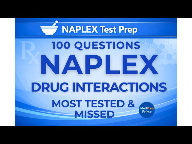 NAPLEX Drug Interactions Practice Test – 100 Exam-Level Questions You Must Know | Set 1