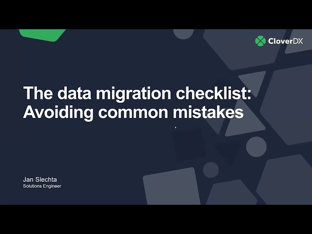 Data migration: Checklist for avoiding common mistakes
