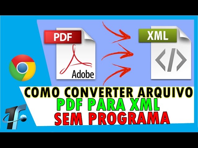 Como Converter Arquivo PDF para XML - Sem Programa - Canal TF