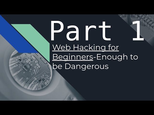 Intro - Web Hacking for Beginners (Enough to be Dangerous)