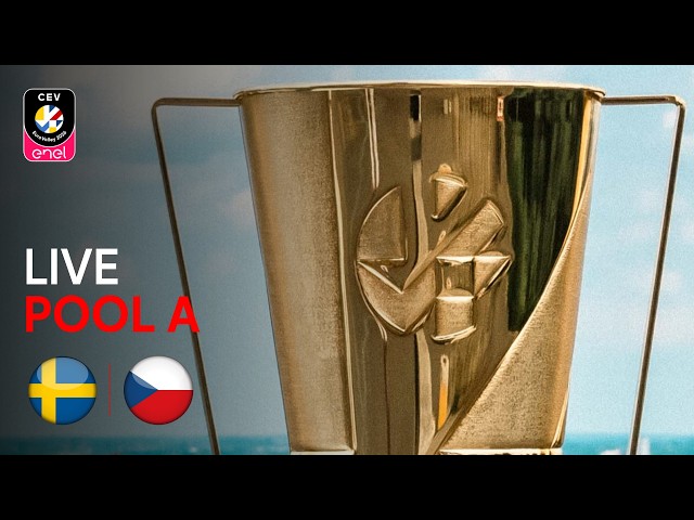 LIVE | Sweden vs. Czechia | CEV Enel EuroVolley 2026 | Men
