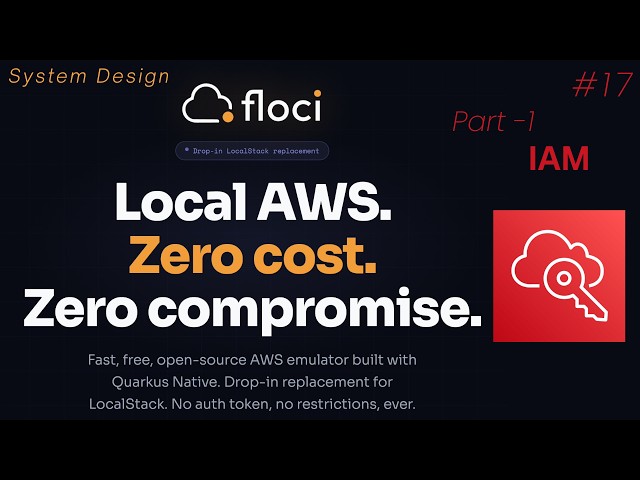 Floci + AWS IAM Deploy Locally Free | Part -1 | @CodingJist