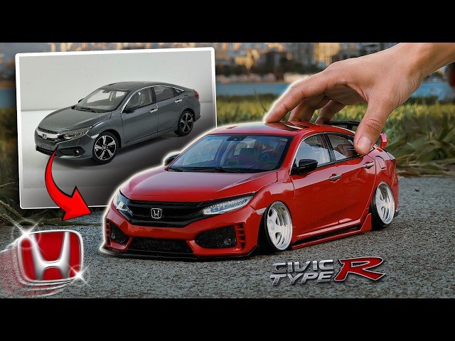 From Stock to Stance 🔥: Honda Civic 10th Gen Custom Diecast Build!